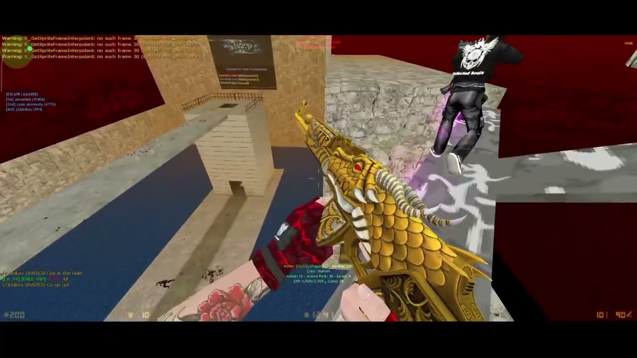 CS 1.6 Zombie Escape | Gameplay