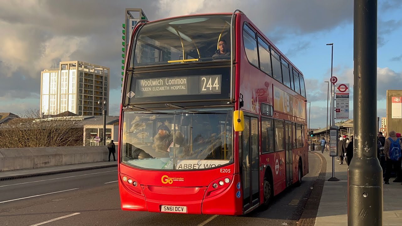Decker Conversion | Bus Journey On The 244 - ADL Enviro400 | Go Ahead: London Central E205 (SN61DCV)