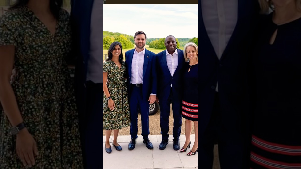 JD Vance & Usha Vance Visit the UK