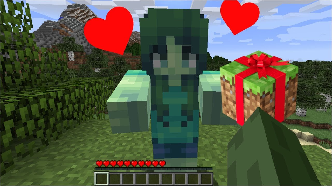 Minecraft MARK BUYS MARIE A GIFT / ZOMBIE BOYFRIEND AND ZOMBIE GIRLFRIEND BUY GIFTS !! Minecraft
