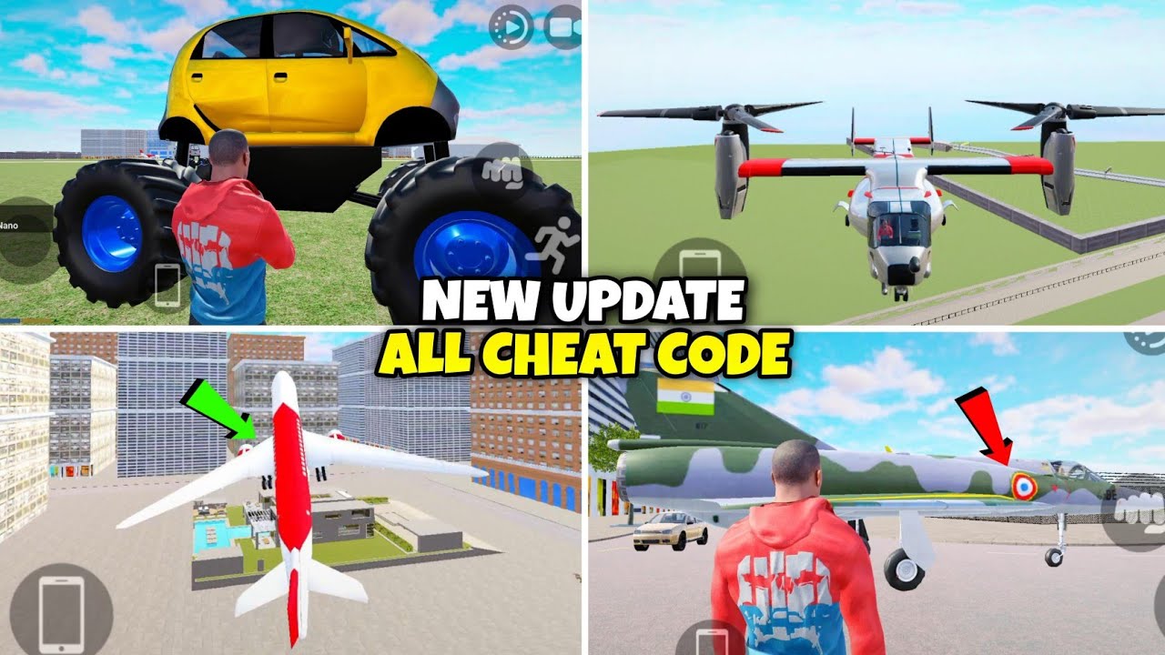 मजेदार Update आ गया 🤩 indian Car Bike Drive GTIV - New Update Cheat code | KXP VINEET YT