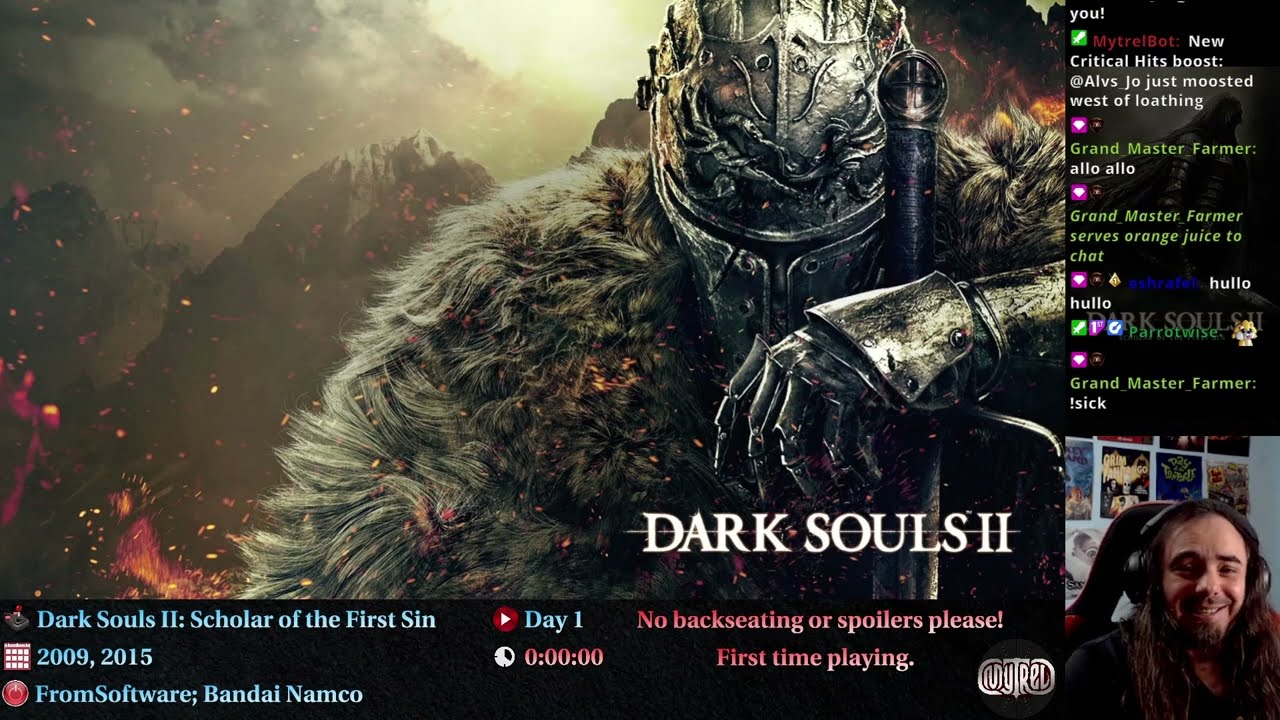 All of Mytrel's Dark Souls 2 Pain - Day 1 Edition
