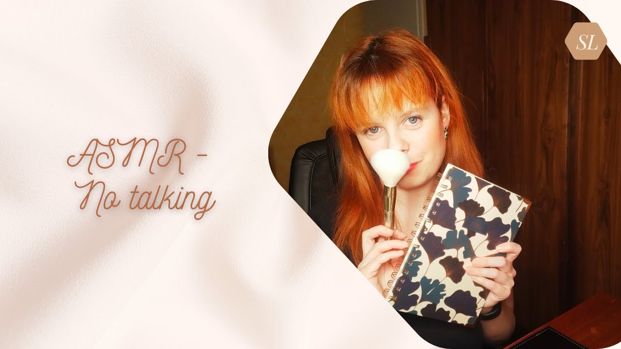 ASMR | Tapping, brushing, brain tingles, bonnette - No talking