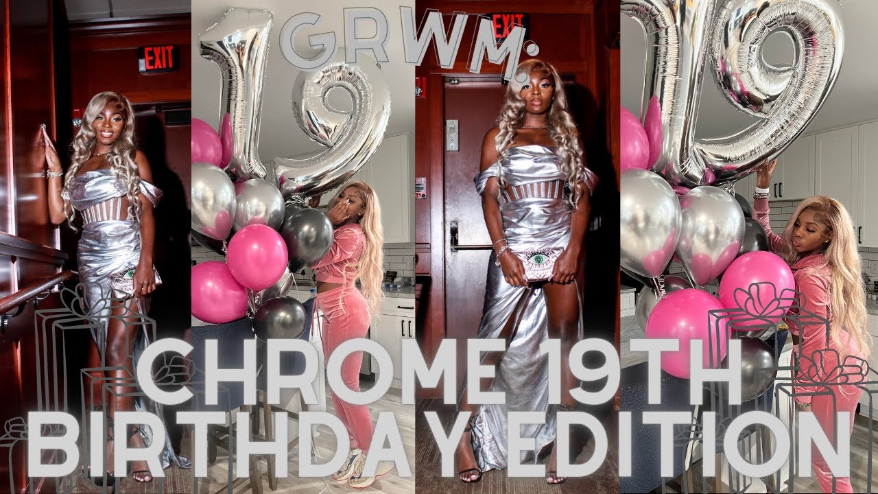 GRWM for my Chrome 19th Birthday Vlog | GRWM | Dinner | Birthday Party | Secret Santa???