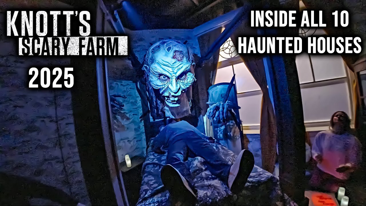 Knott's Scary Farm All 10 Haunted Houses Walkthrough 4K Low Light 2025 09 25