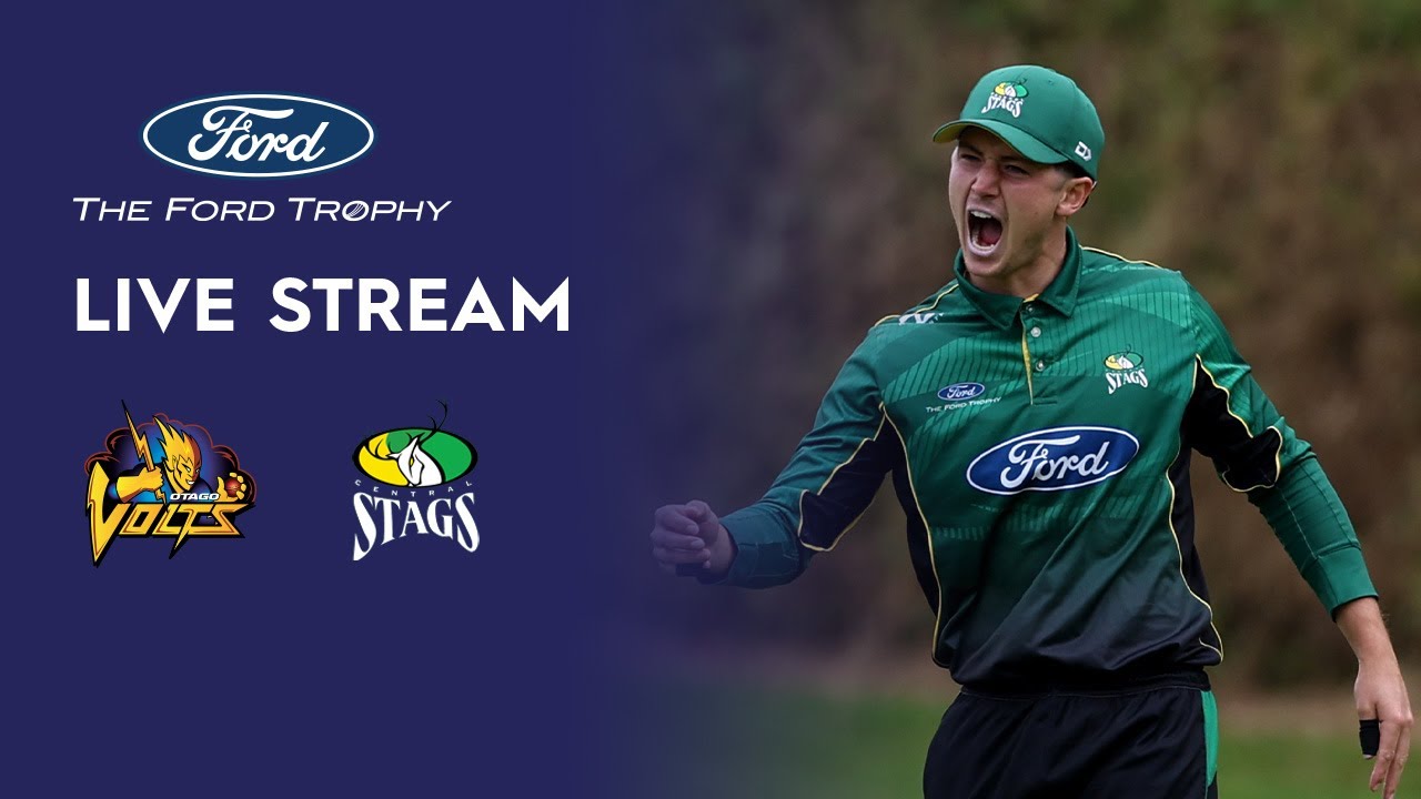 FULL MATCH | Otago Volts vs Central Stags - Ford Trophy