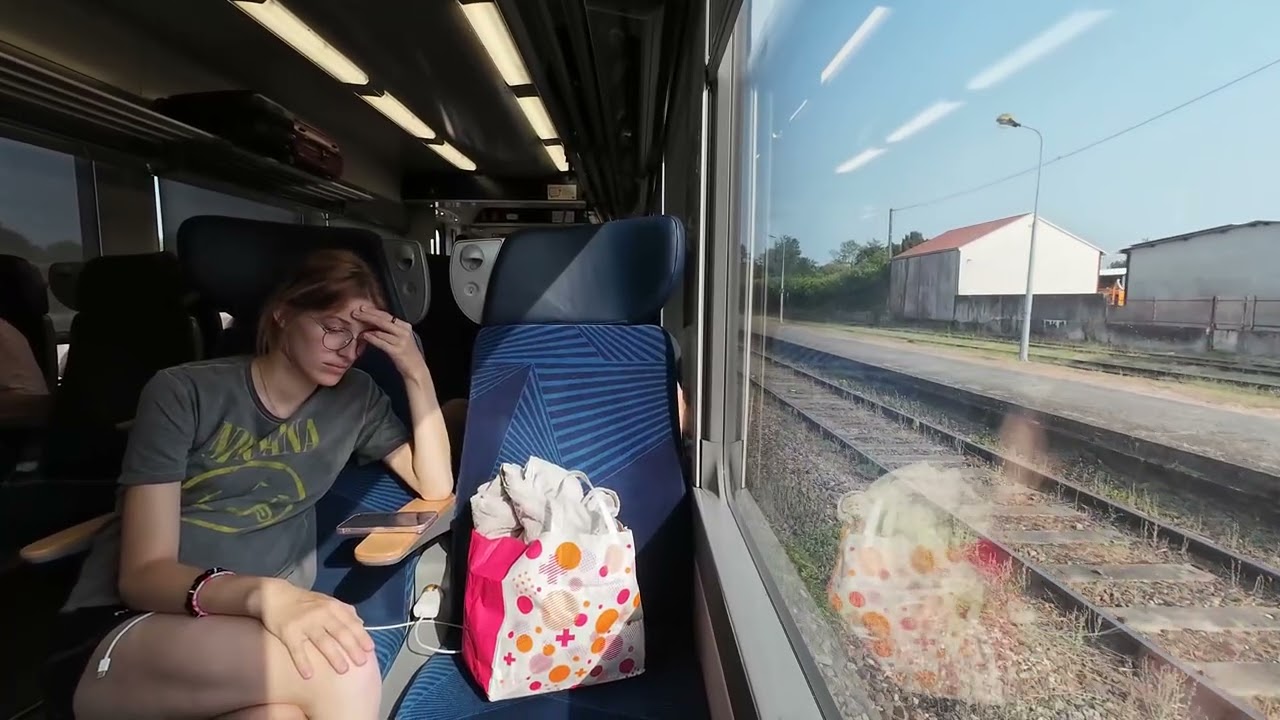 Rail Journey -  LaRochelle TO Bordeaux, France