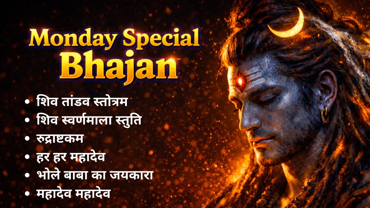 Monday Special Bhajan | Bhole Baba Ke Bhajan | Shiv Tandav Stotram & Mahadev Songs