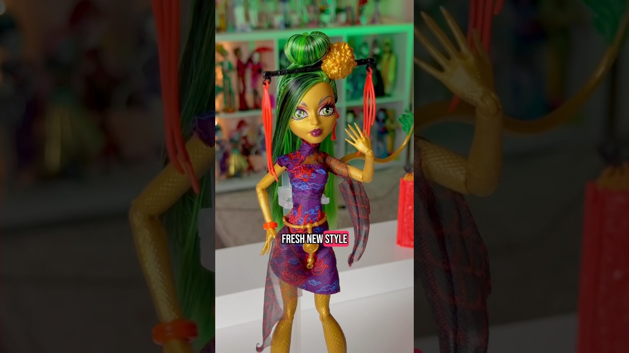 Restoring Jinafire Long, Monster High doll! 🐉🔥 #monsterhigh #dolls #doll #monsterhighcollection