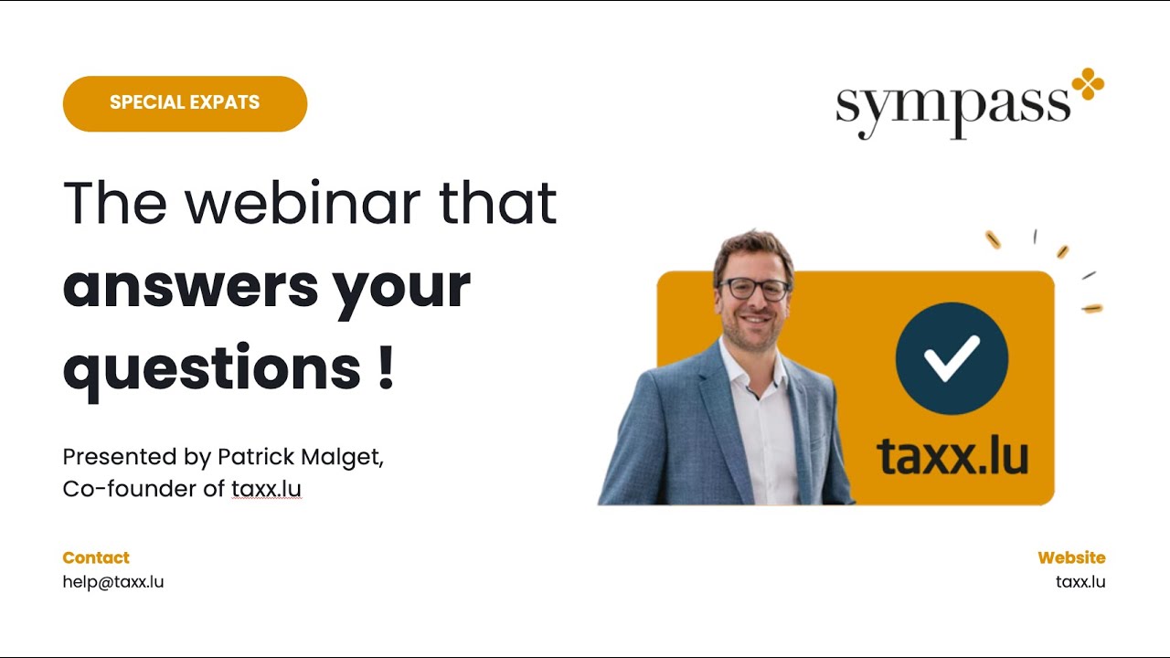 Webinar Sympass (Special Expats) 👉 The webinar that answers your questions!