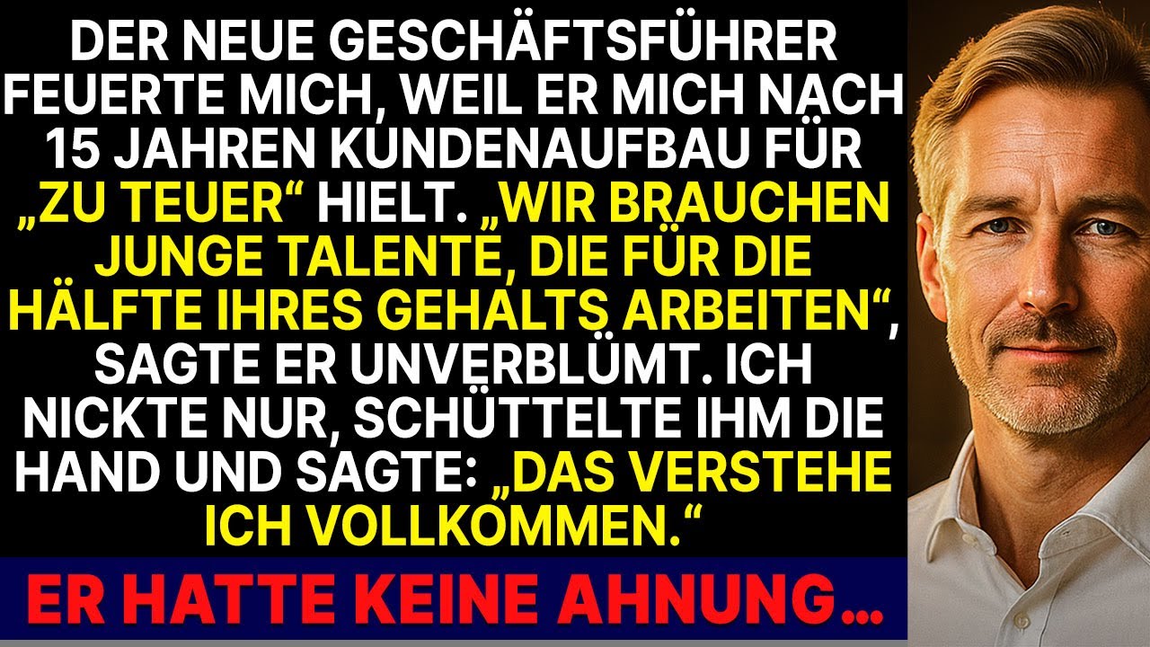 Ich wurde von einem ahnungslosen Regisseur gefeuert, der „jüngere, billigere Talente“ wollte...