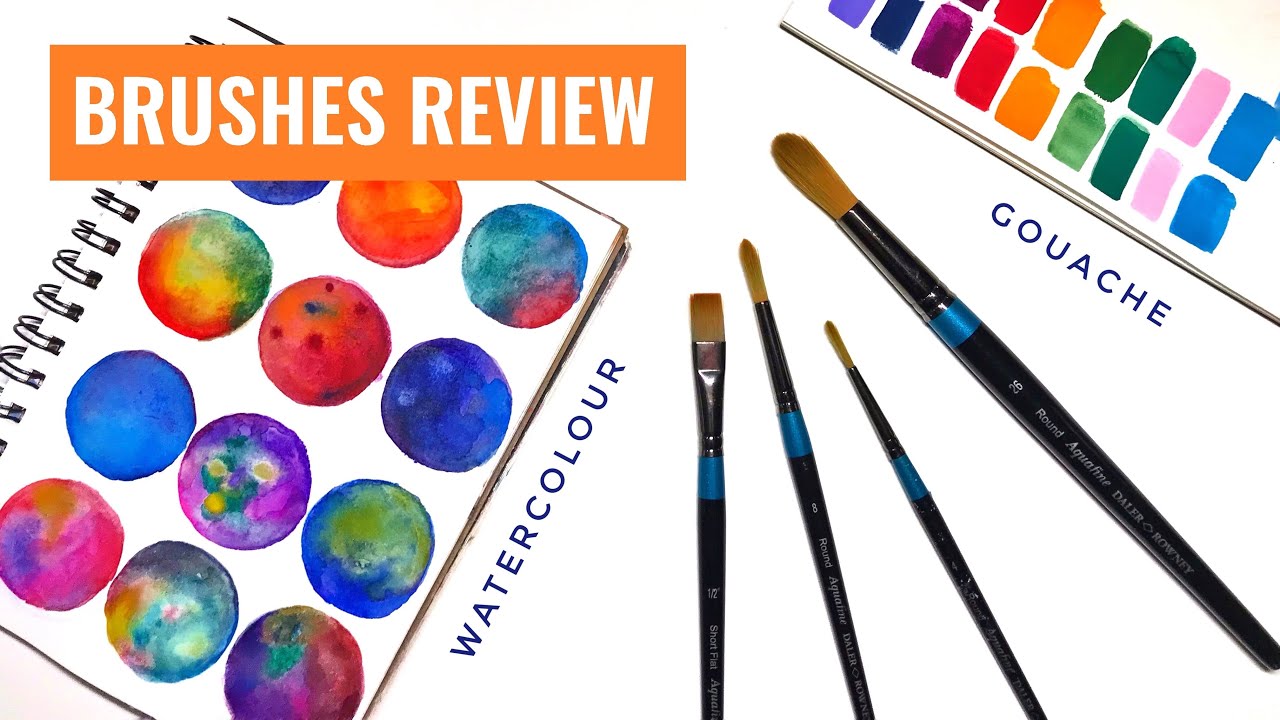 Daler Rowney Aquafine Brushes for Watercolour: A Review