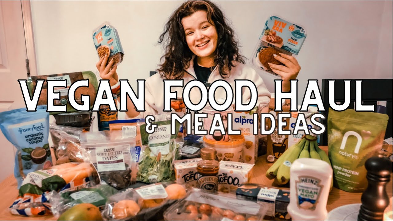 VEGANUARY 2022 - VEGAN FOOD SHOP HAUL + meal ideas *for weightloss*
