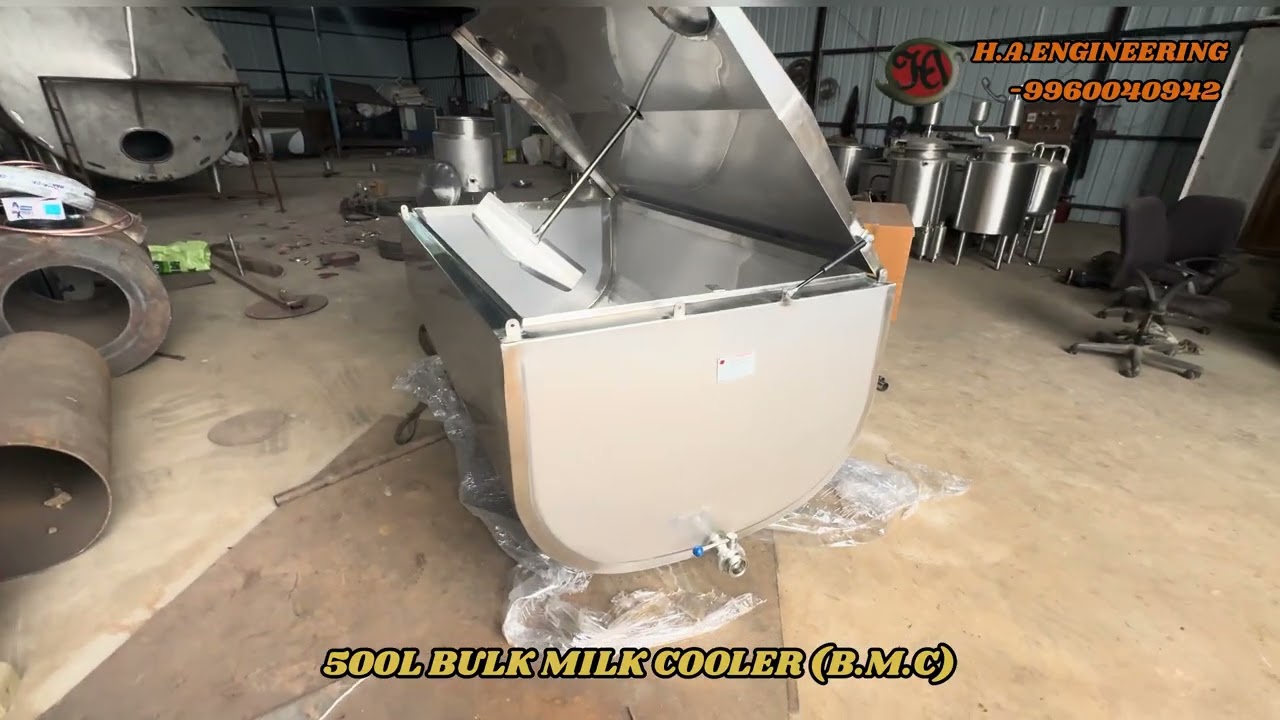 1000 Litre BMC Machine | Best Solution for Milk Cooling & Preservation | H.A.ENGINEERING 