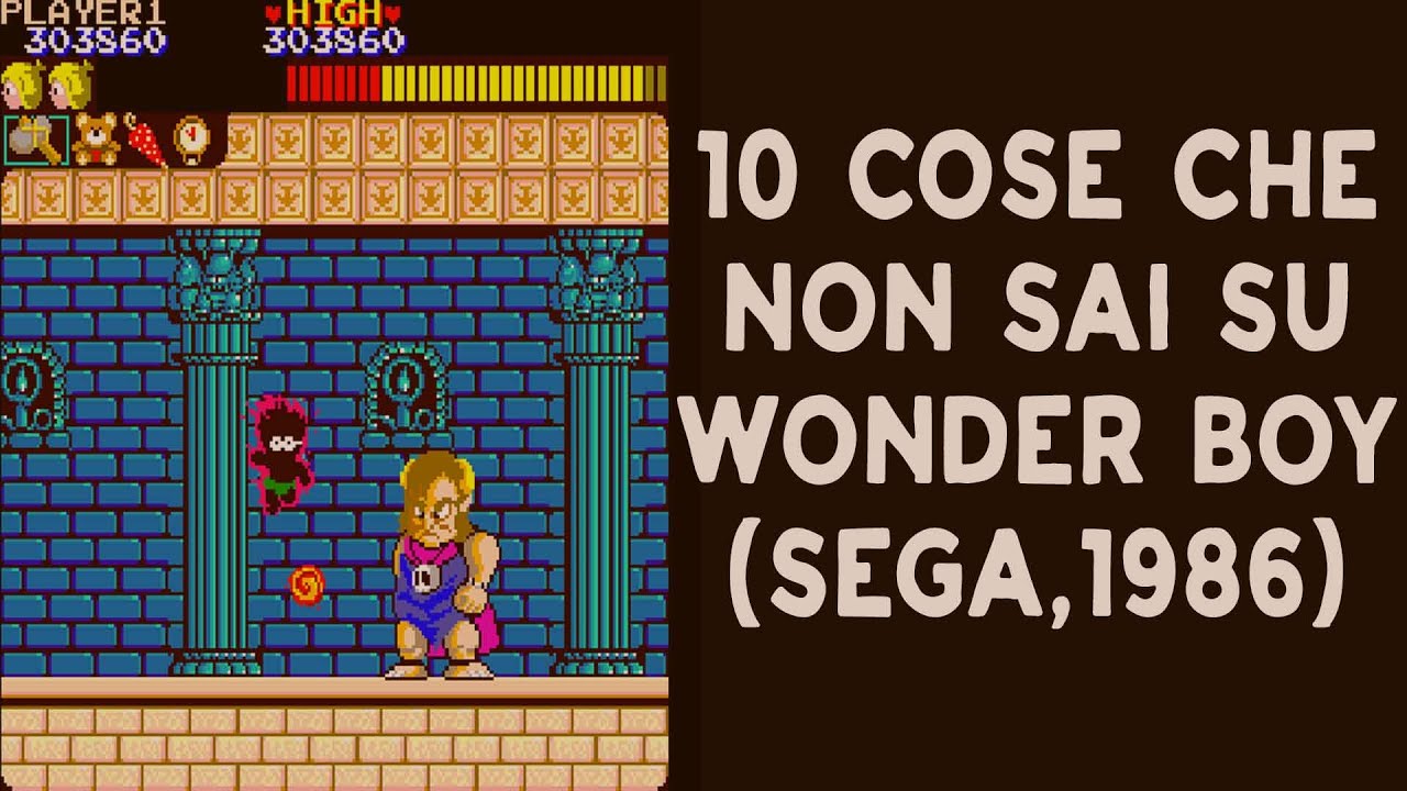 10 COSE CHE NON SAI SU WONDER BOY SEGA 1986 ARCADE - THE 80s DATABASE