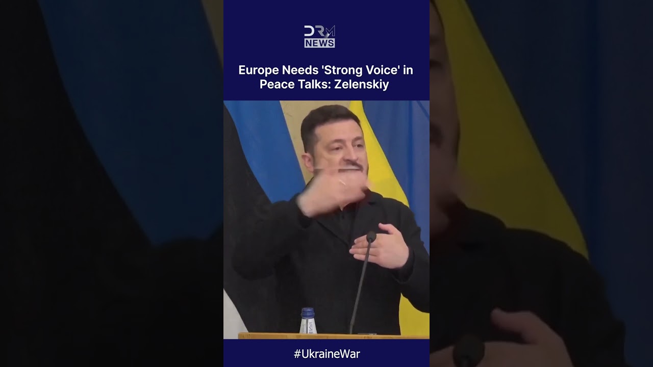 Зеленский заявил, что Европе нужен &laquo;сильный голос&raquo; на мирных переговорах, и предостерег от прежде...