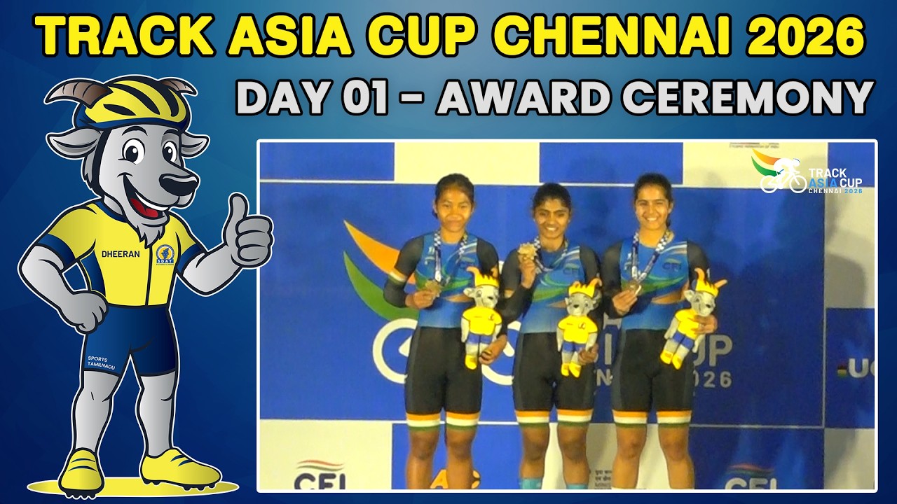 Day 01 Awards & Medal Moments | Asia Cup Track Cycling 2026 Chennai