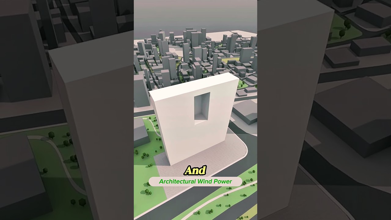 This Building Generates Its Own Electricity&mdash;Here&rsquo;s How! ⚡🏢#CleanEnergy #WindPower #GreenArchitecture
