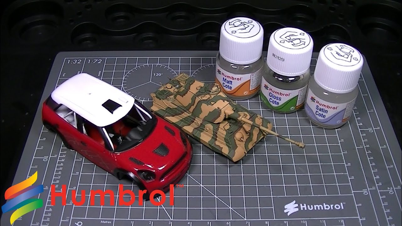 Humbrol - Инструкция по применению - Model Cotes (глянцевые, матовые и сатиновые)