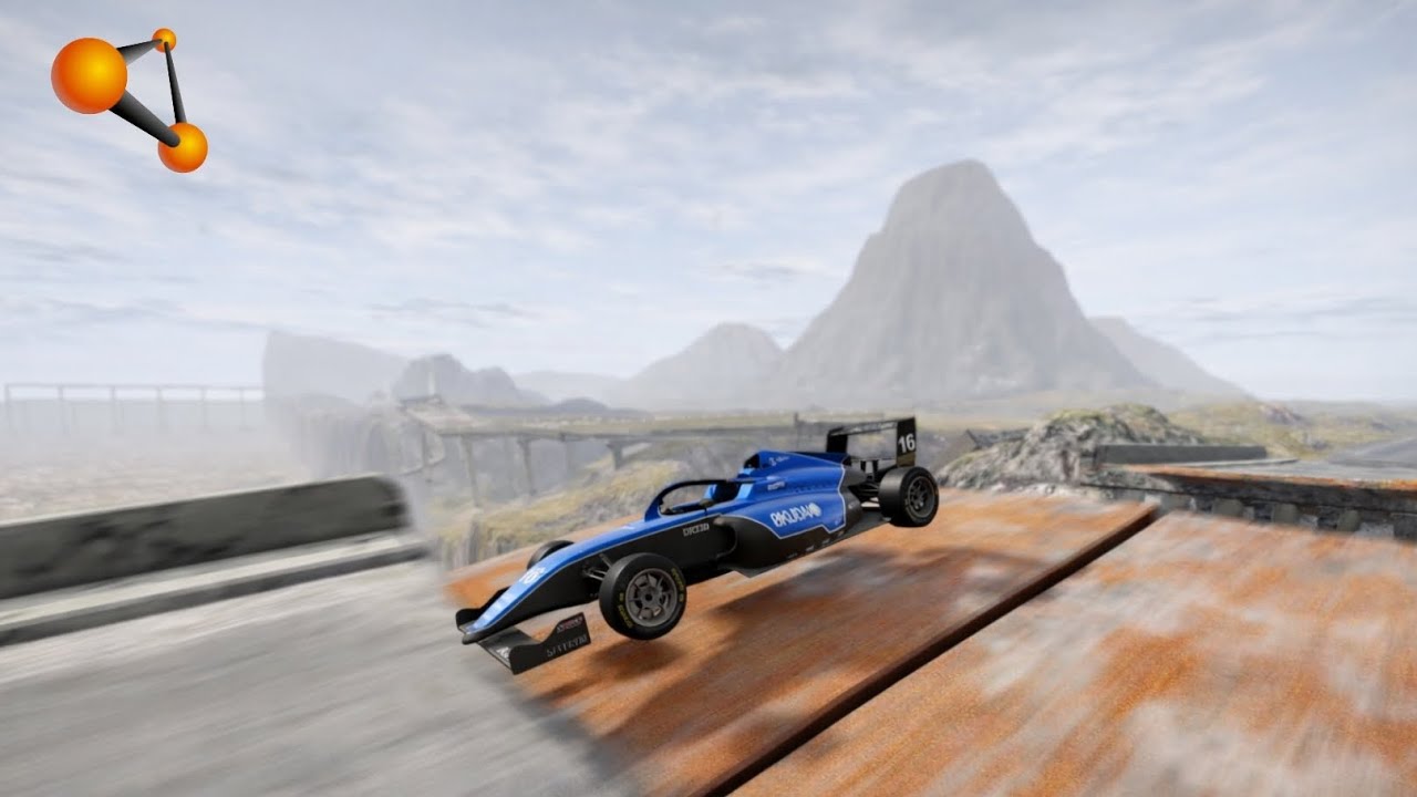 Broken Bridge Vs Cars - BeamNG drive