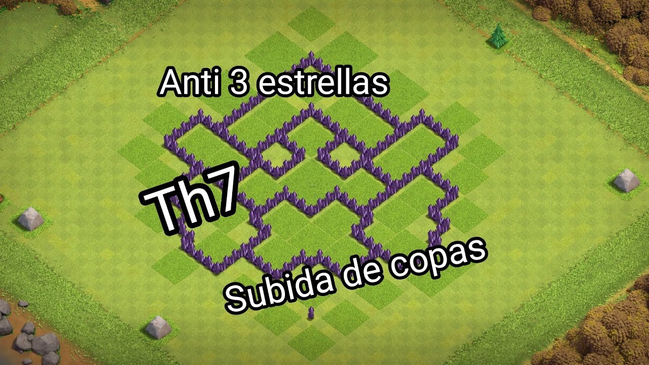 *MEJOR* aldea TH7 para SUBIDA DE COPAS | +Link | Clash of Clans | Movilgaming
