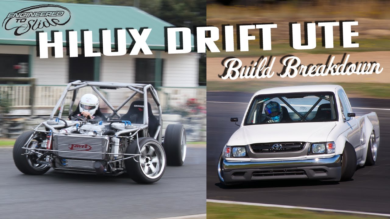 Собранный вручную Toyota DRIFT UTE от Найджела Петри из ENGINEERED TO SLIDE
