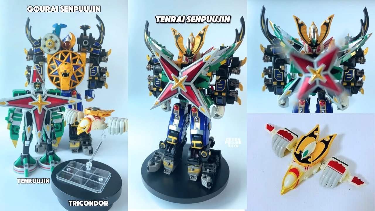 DX Tenrai Senpuujin Gattai / Ninpuu Sentai Hurricanger - Hurricane Megazord / Ninja Storm