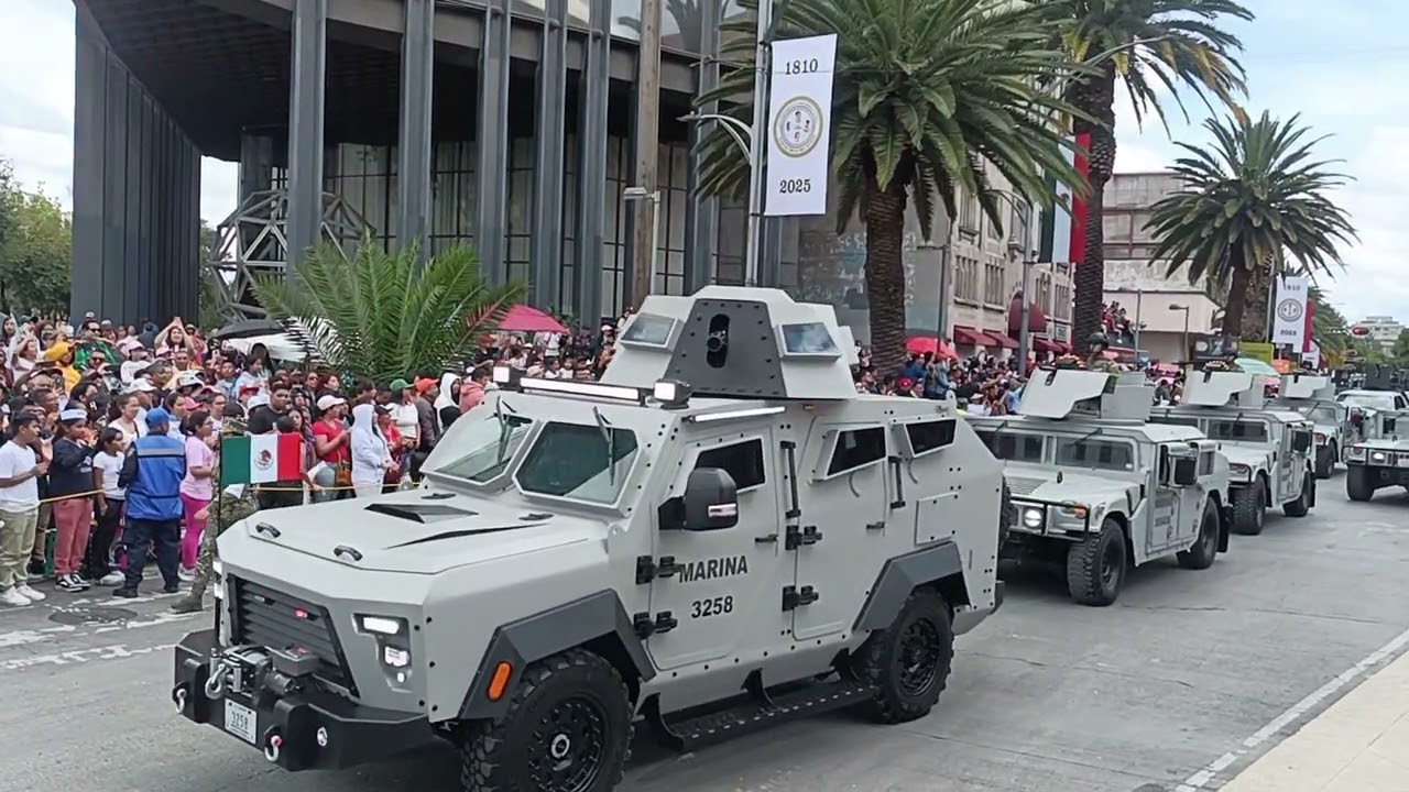 EMOTIVO DESFILE MILITAR, AV.JUAREZ CDMX 2025