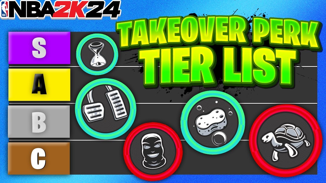 NBA 2K24 Best Takeover Perk Tier List