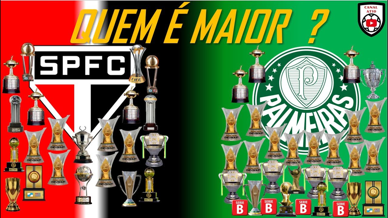 QUEM É MAIOR ? SÃO PAULO vs PALMEIRAS  - HISTÓRICO, ESTATÍSTICAS E TÍTULOS - ATUALIZADO JAN 2026