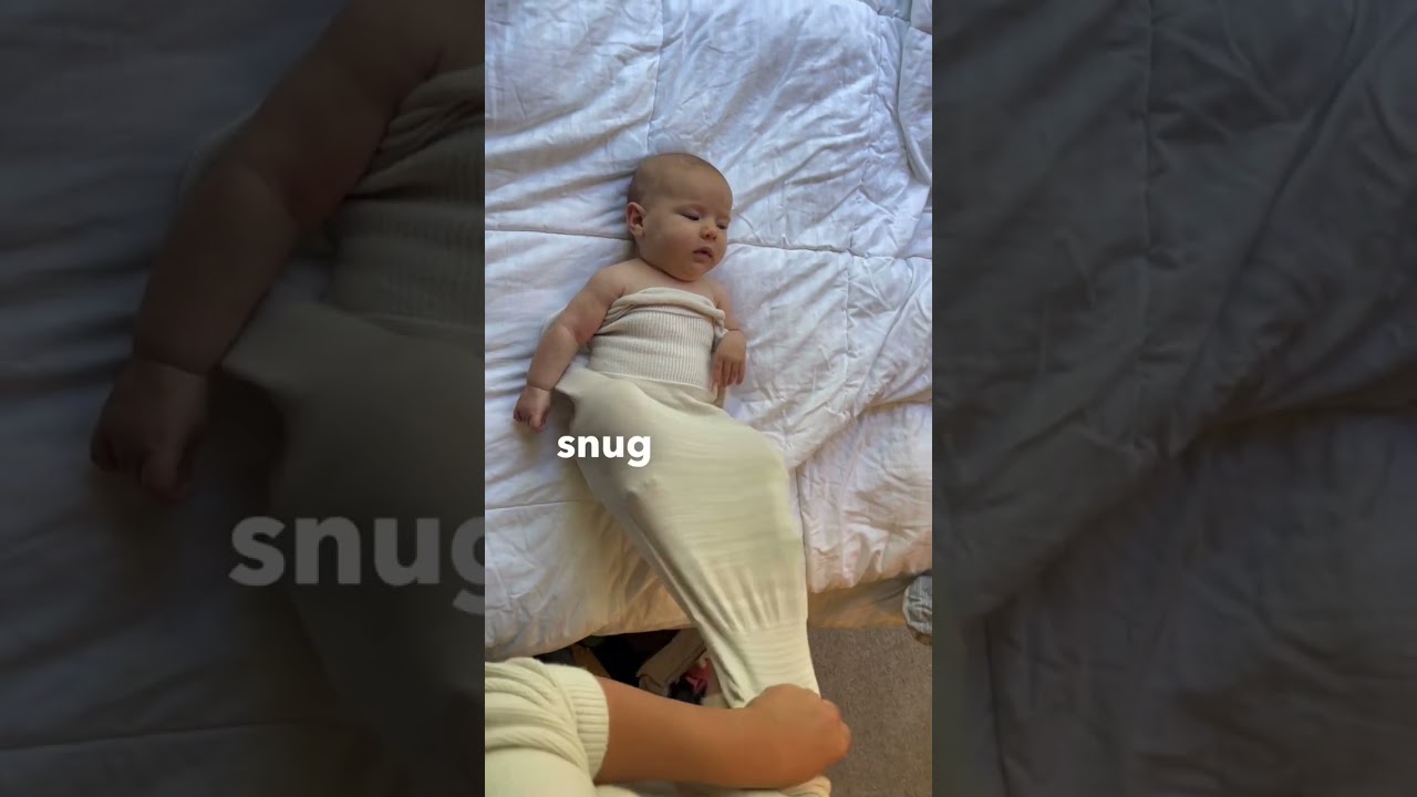 Is it the #swaddelini or the swipe? #newbornsleep #expectingparents #newbornsleeproutine