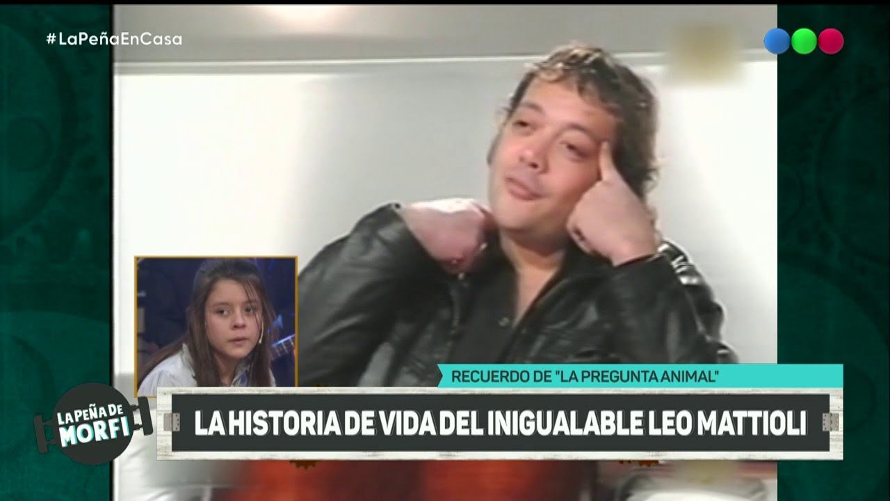 El homenaje a Leo Mattioli -  La Peña En Casa