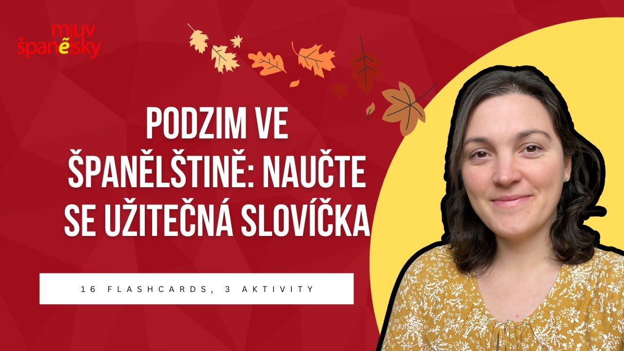 Slovíčka na podzim ve španělštině pro začátečníky