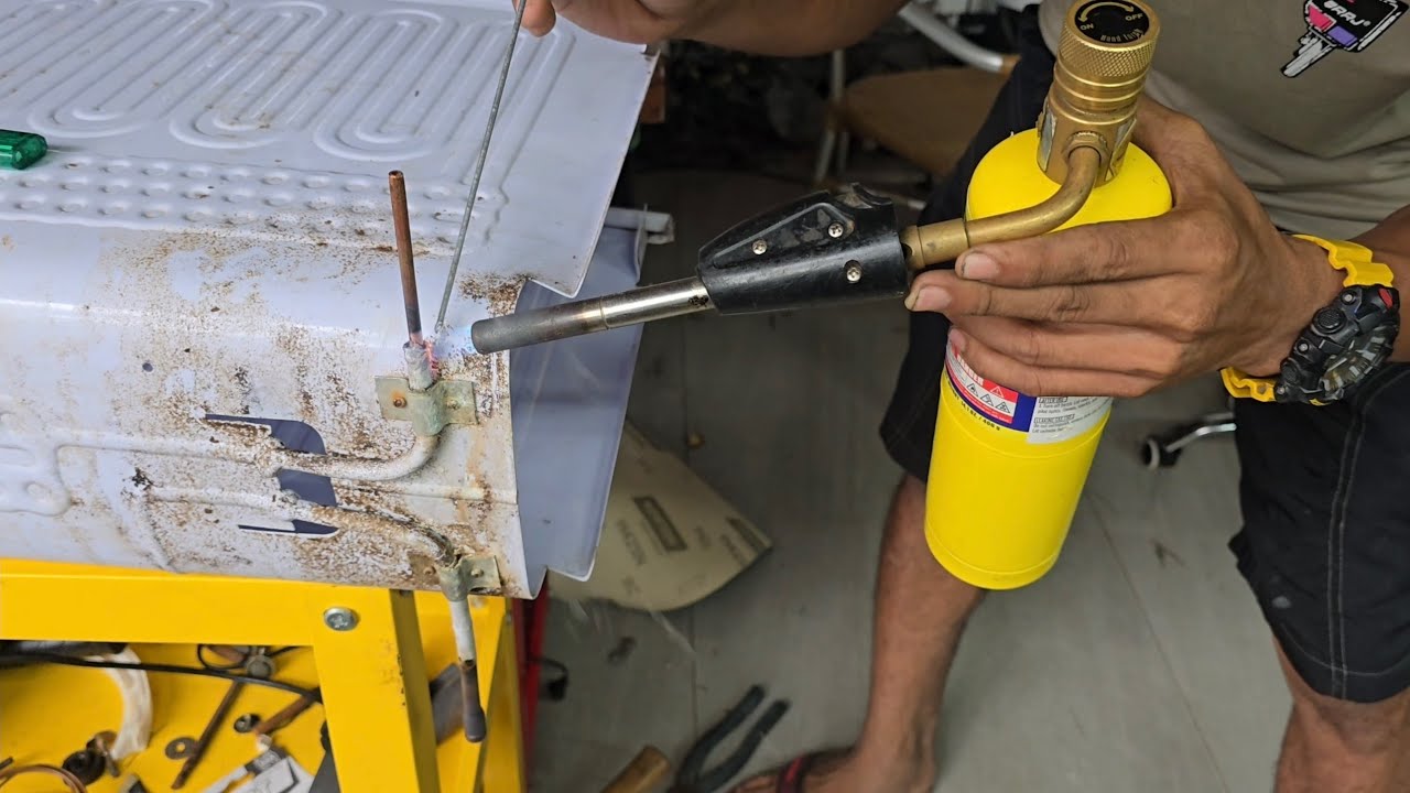 Kaya pala nauubos ang freon at hindi na lumamig Upright freezer tutorial for repair