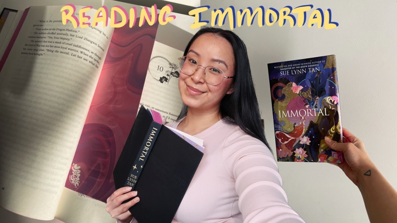Reading Immortal by Sue Lynn Tan \\ fantasy romance reading vlog // *full spoilers*