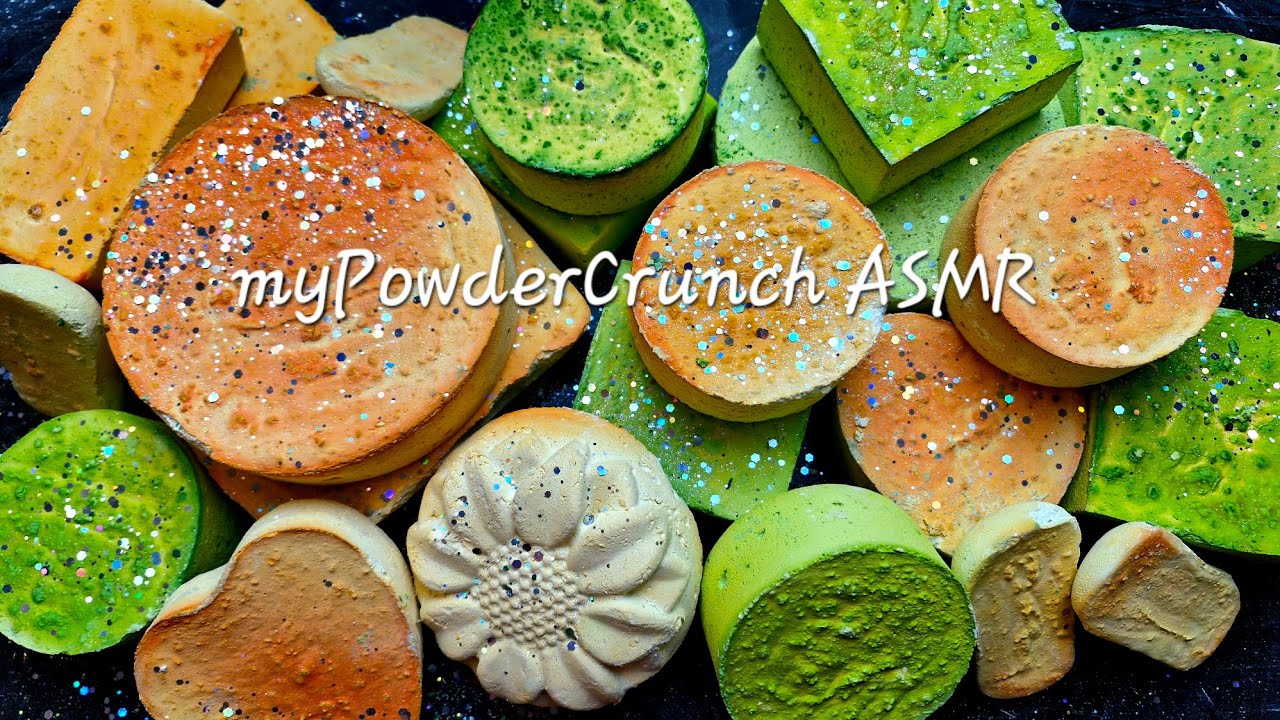 Soft & Crunchy Reforms • Powderplay • ASMR • Sleep aid • Oddly Satisfying • Dyed Chalk • Relax