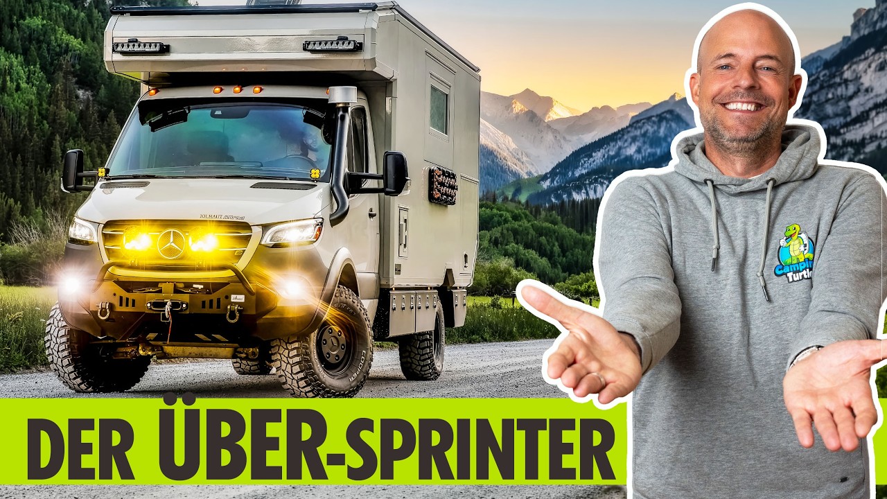 WELTREISE-CAMPER in MANUFAKTUR-Qualität | MERCEDES Sprinter 4x4 | BoXmanufaktur Denali 720 Q