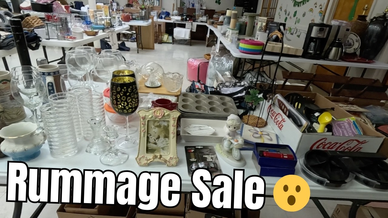 We Had The Place To Ourselves! This Rummage Sale Was TERRIFIC!