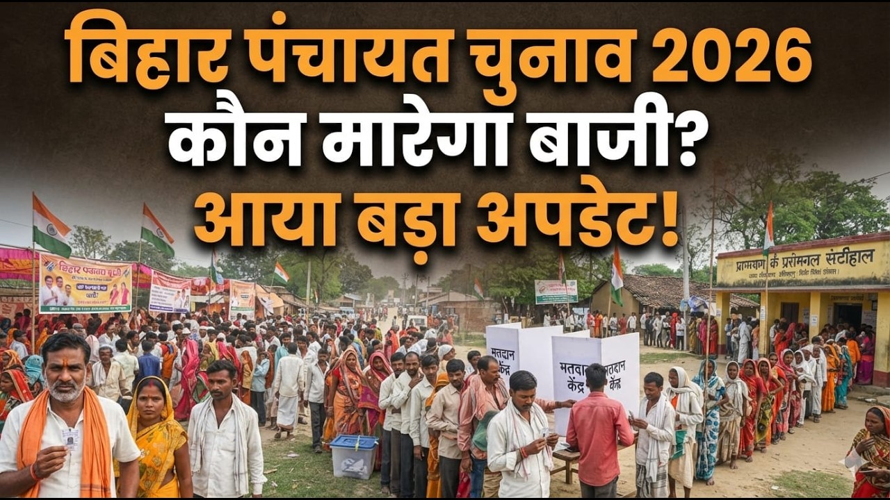 बिहार पंचायत चुनाव 2026 में कौन मारेगा बाजी? आया बड़ा अपडेट!