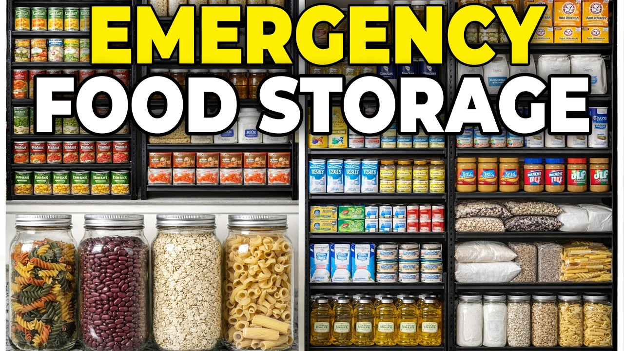 20 Foods I Keep in MY SECRET PREPPER PANTRY (Food Storage Basics)