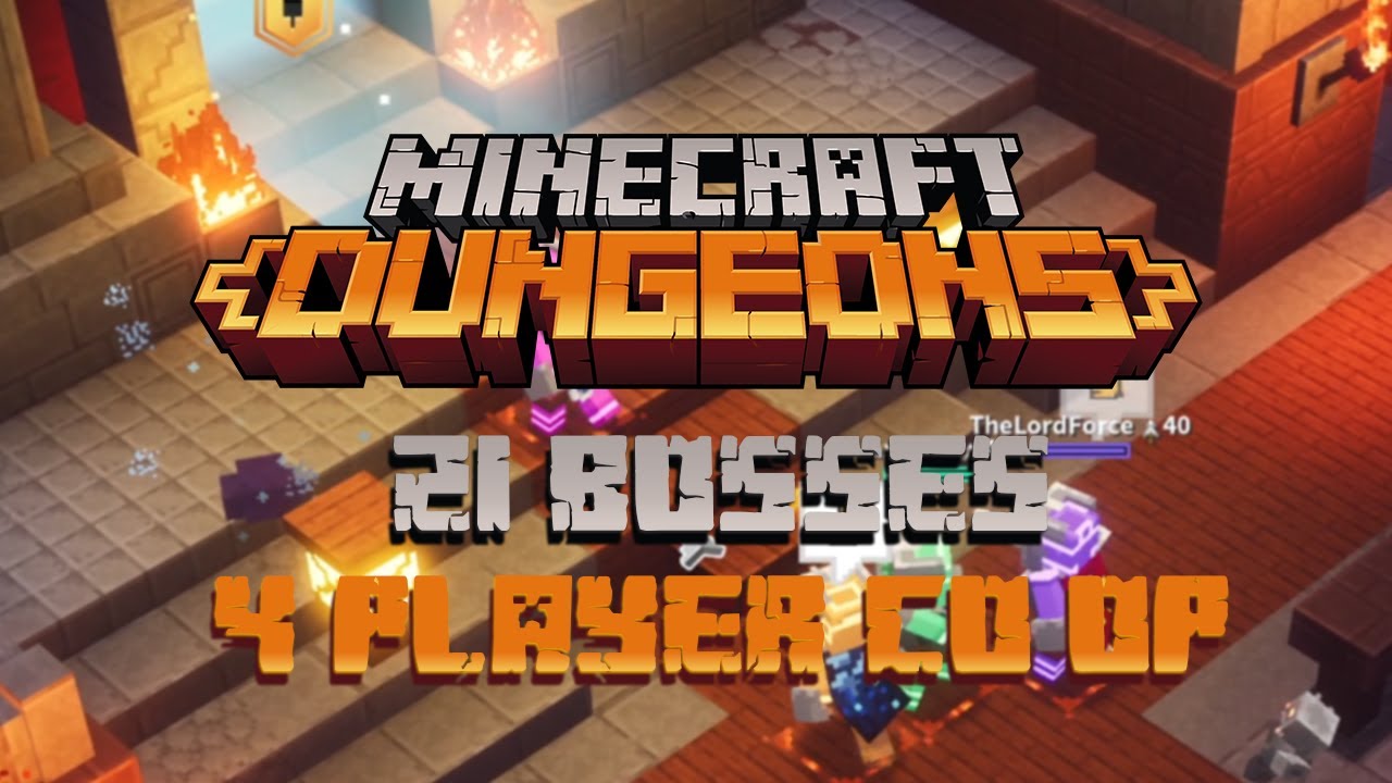 [Minecraft Dungeons]Probably One of the Hardest Tower Yet | 4 Player Co-op (ft. LordForce)
