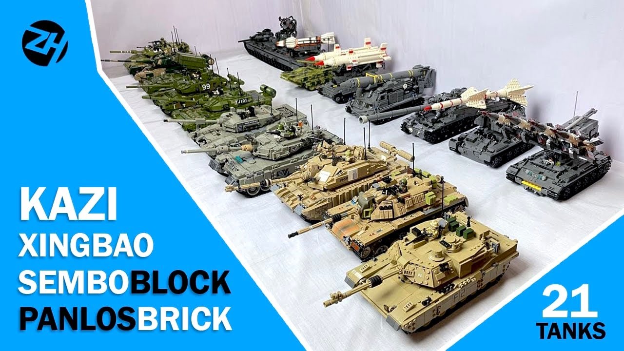 My tank collection 2021 (not original lego)