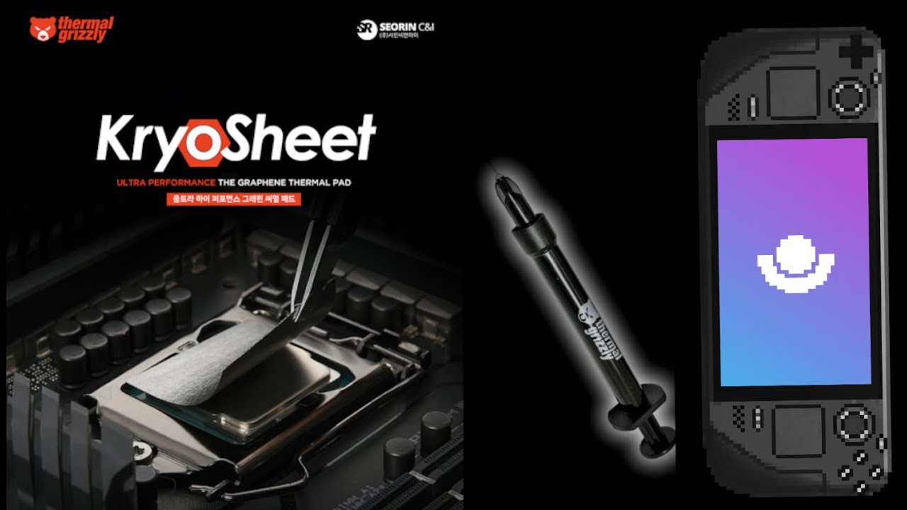 Cooling Battle:Liquid Metal vs KryoSheet on LCD Steam Deck! the Evolution of Gaming Tech! Part 1