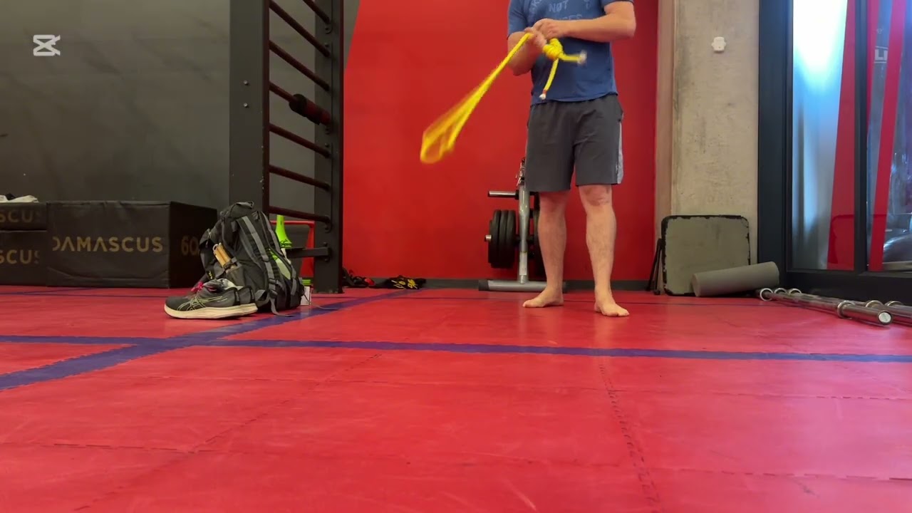 JF26 .004 - Basic Rope Flow in basic karate stances 