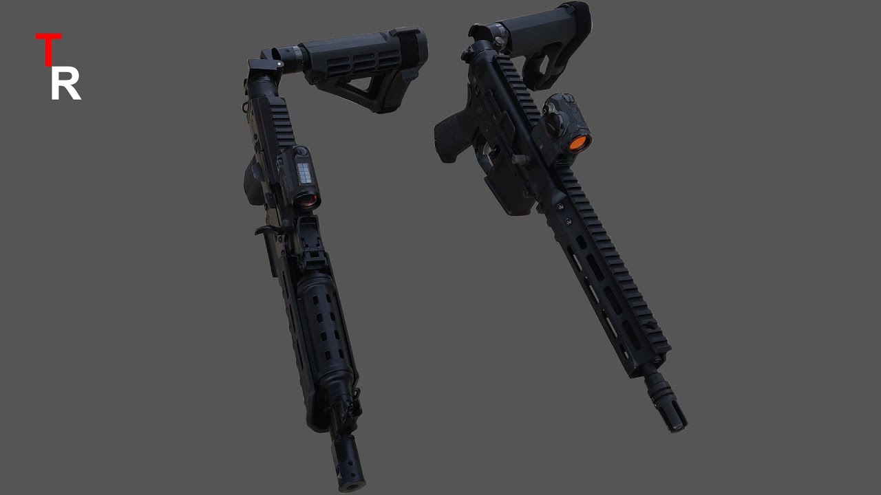 Folding Adapter Comparison - US Machine Gun vs SB Tactical