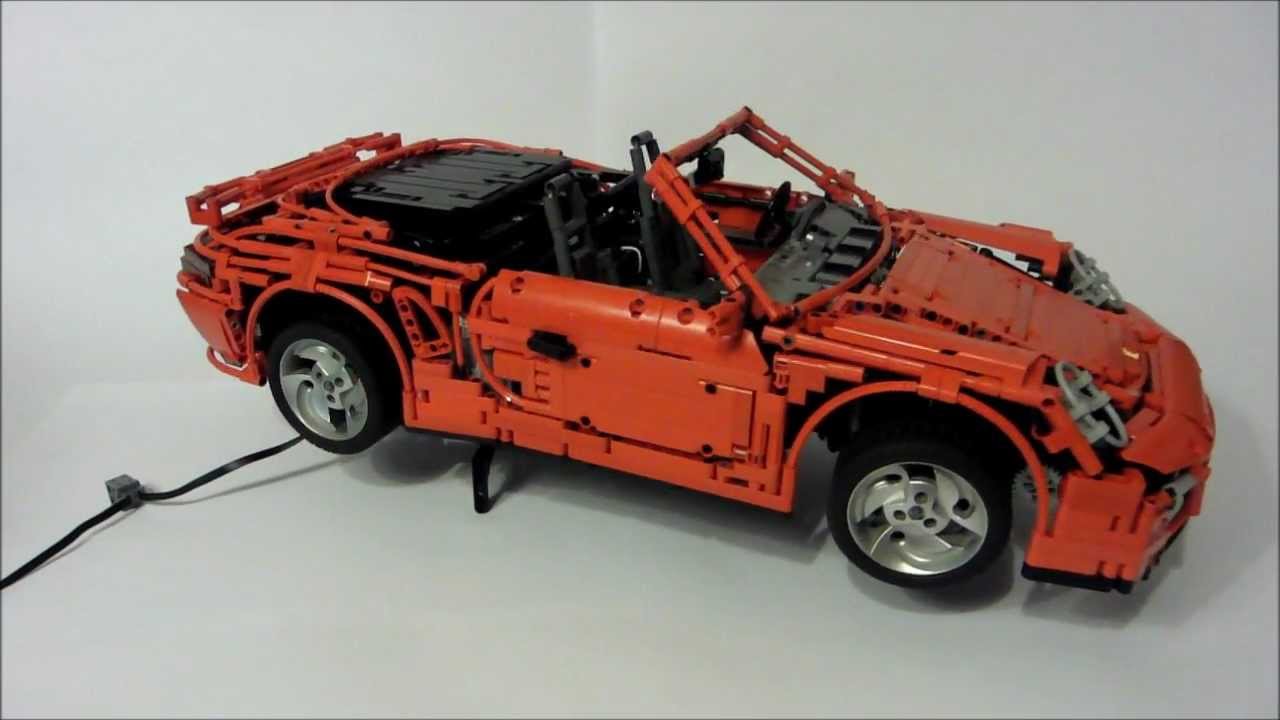 LEGO Porsche 911 (997) Turbo Cabriolet PDK, most advanced LEGO car EVER! by Sheepo