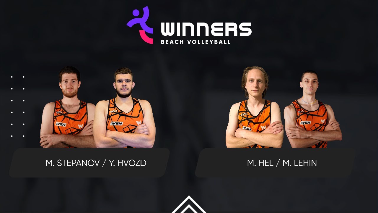 Winners Beach Volleyball. Men. M. Stepanov / Y. Hvozd - M. Hel / M. Lehin 13.11.2025