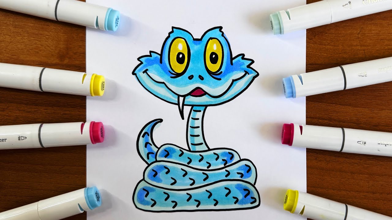 How to Draw Gary De'Snake - Zootopia 2 -  very easily and Step-by-Step