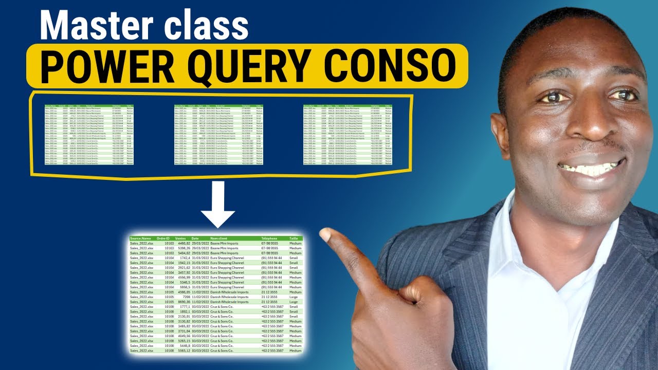 Masterclass : Consolider et Automatiser l'Ajout de Données avec Power Query