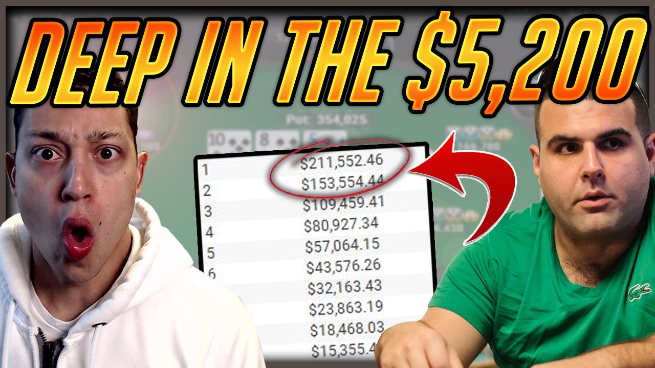 ОГРОМНОЕ место в турнире $5200 Against Poker's ELITE — $210 000 за 1-е место!